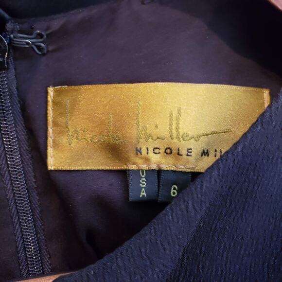 Nicole Miller Formal Tulle Trim Dress - 6 - Picture 5 of 5